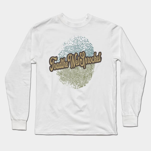 Toad the Wet Sprocket Fingerprint Long Sleeve T-Shirt by anotherquicksand